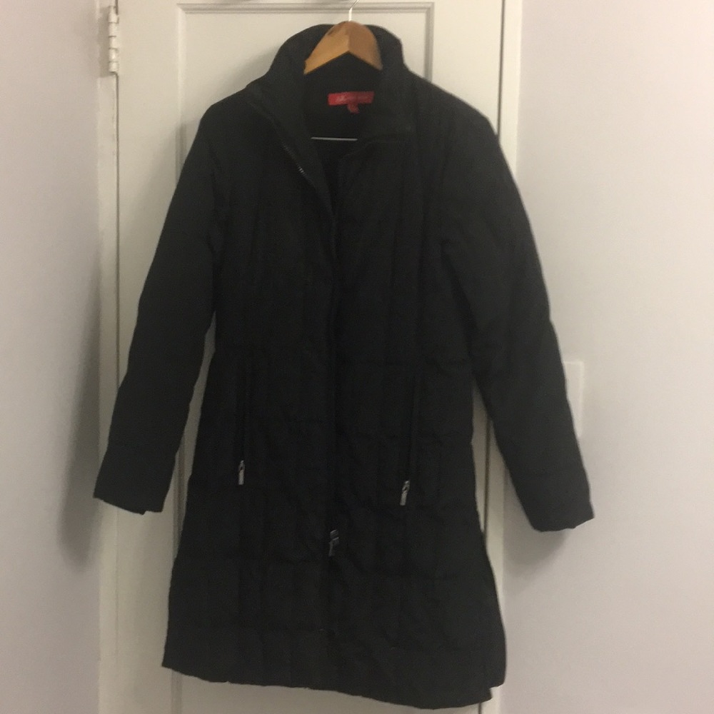 AK Anne Klein Black Winter Coat